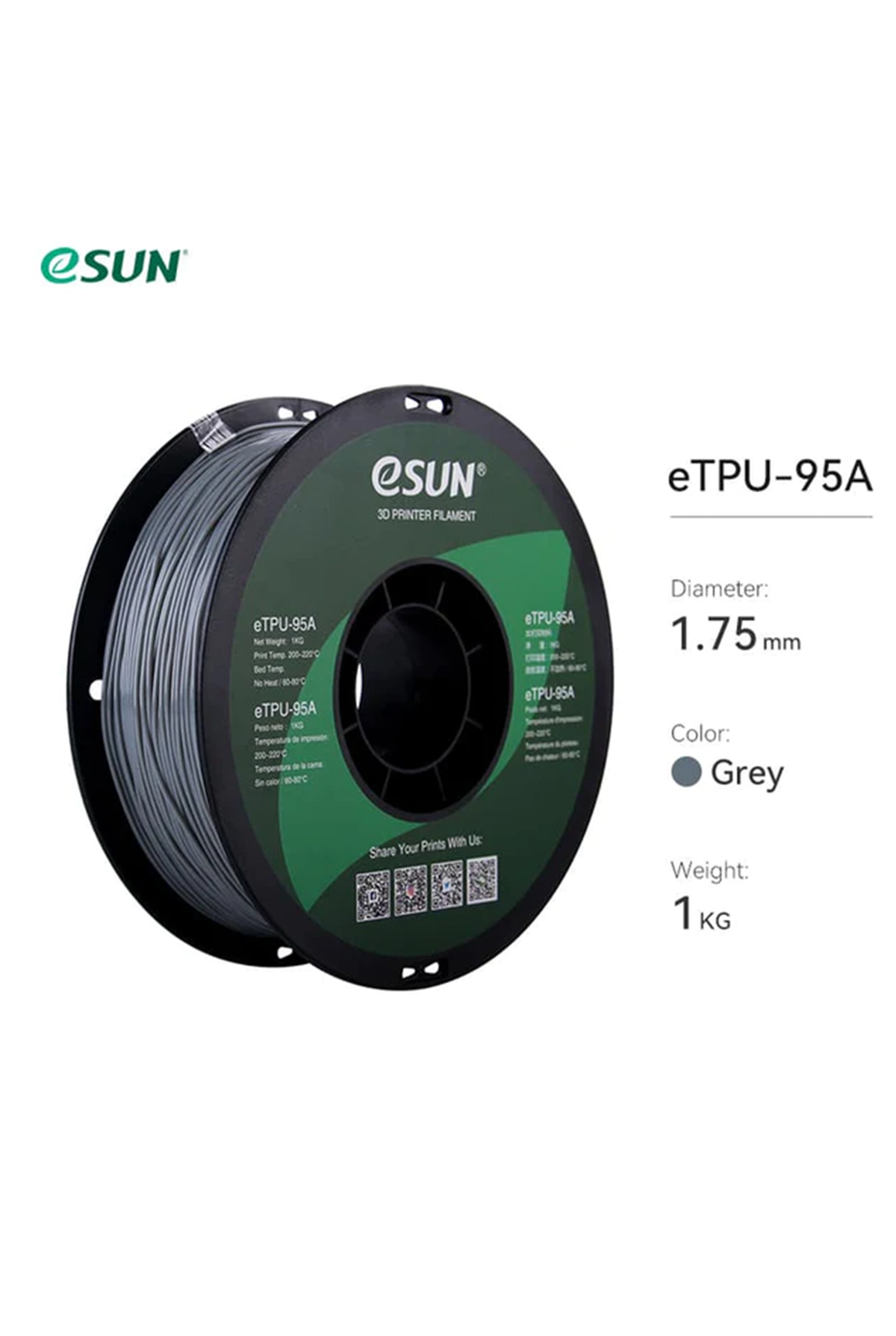 Esun%20eTPU-95A%20Filament%20Gri