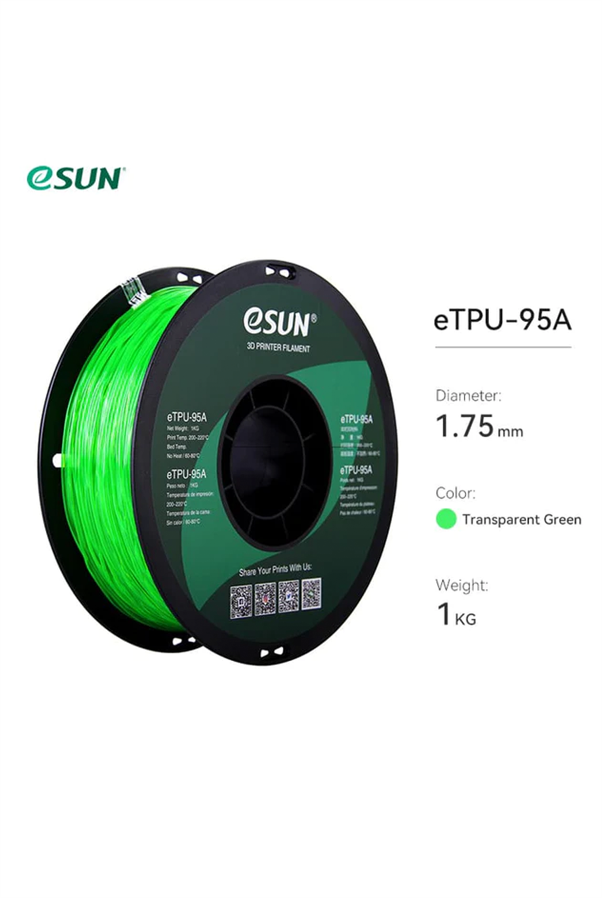 Esun%20eTPU-95A%20Filament%20Transparan%20Yeşil